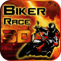 BikerRace3D APK 電影海報圖片