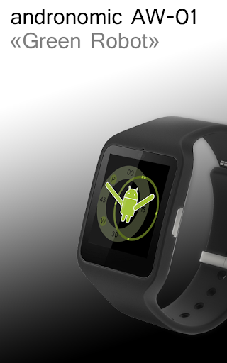 Green Robot Watch Face AW-01