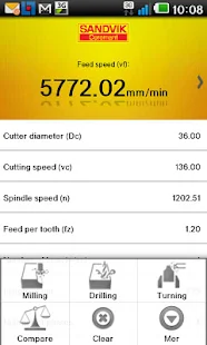 Sandvik Coromant Calculator