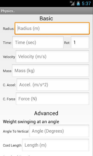 Physics Calculator