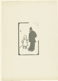 Wandelende vrouw met kind aan hand