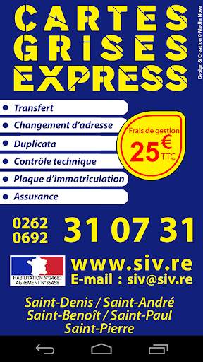 Carte grise express 974