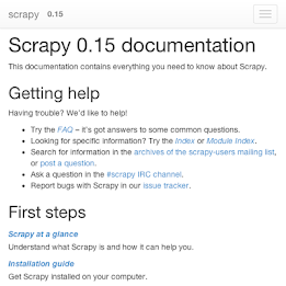 python scrapy doc poster 2