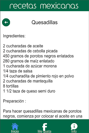 Recetas Mexicanas