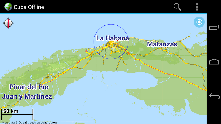 Offline Map Cuba Screen 1