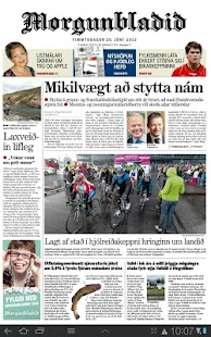 Morgunblaðið Screenshots 4