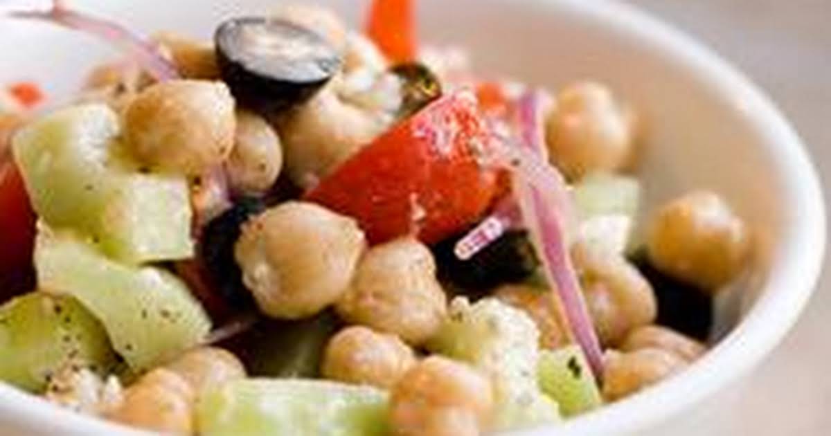 10 Best Mediterranean Garbanzo Bean Salad Recipes Yummly