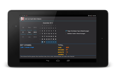 Date Calculator Screenshot