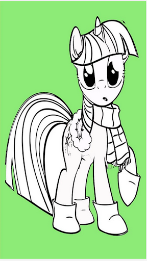 Pony coloring