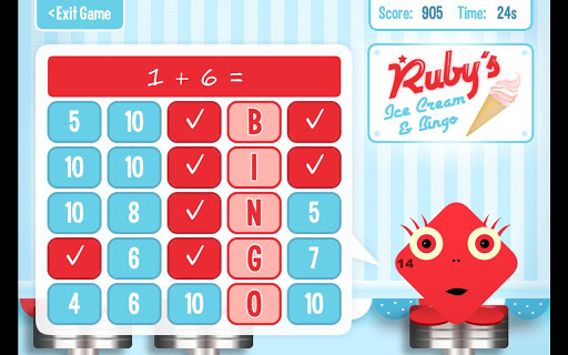 【免費教育App】Squeebles Maths Bingo-APP點子