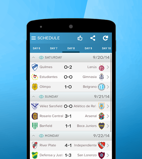 Liga Argentina Live Score