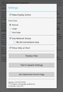 rbs Speecher TTS Voice Reader Screenshots 3