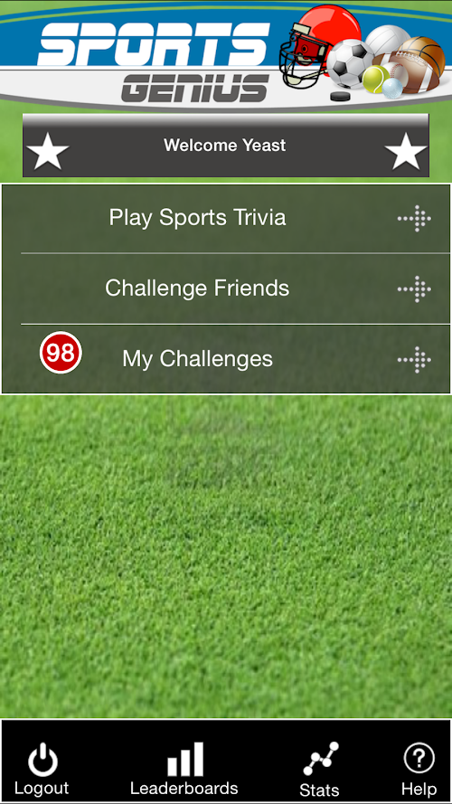 Android application Sports Genius Trivia screenshort