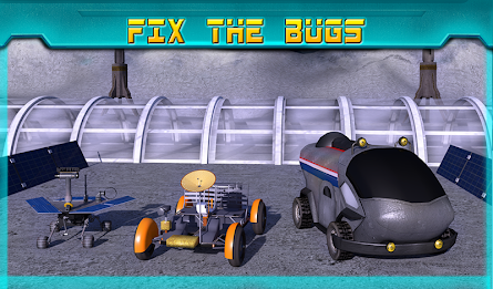 Space Moon Rover Simulator 3D poster 14