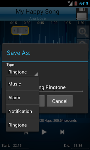 MP3 Cutter and Ringtone Makeru266b 2.1 screenshots 4