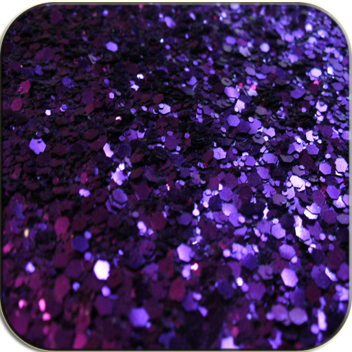 Purple Glitter Keyboard LOGO-APP點子