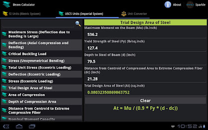 Beam Calculator Tablet poster 5