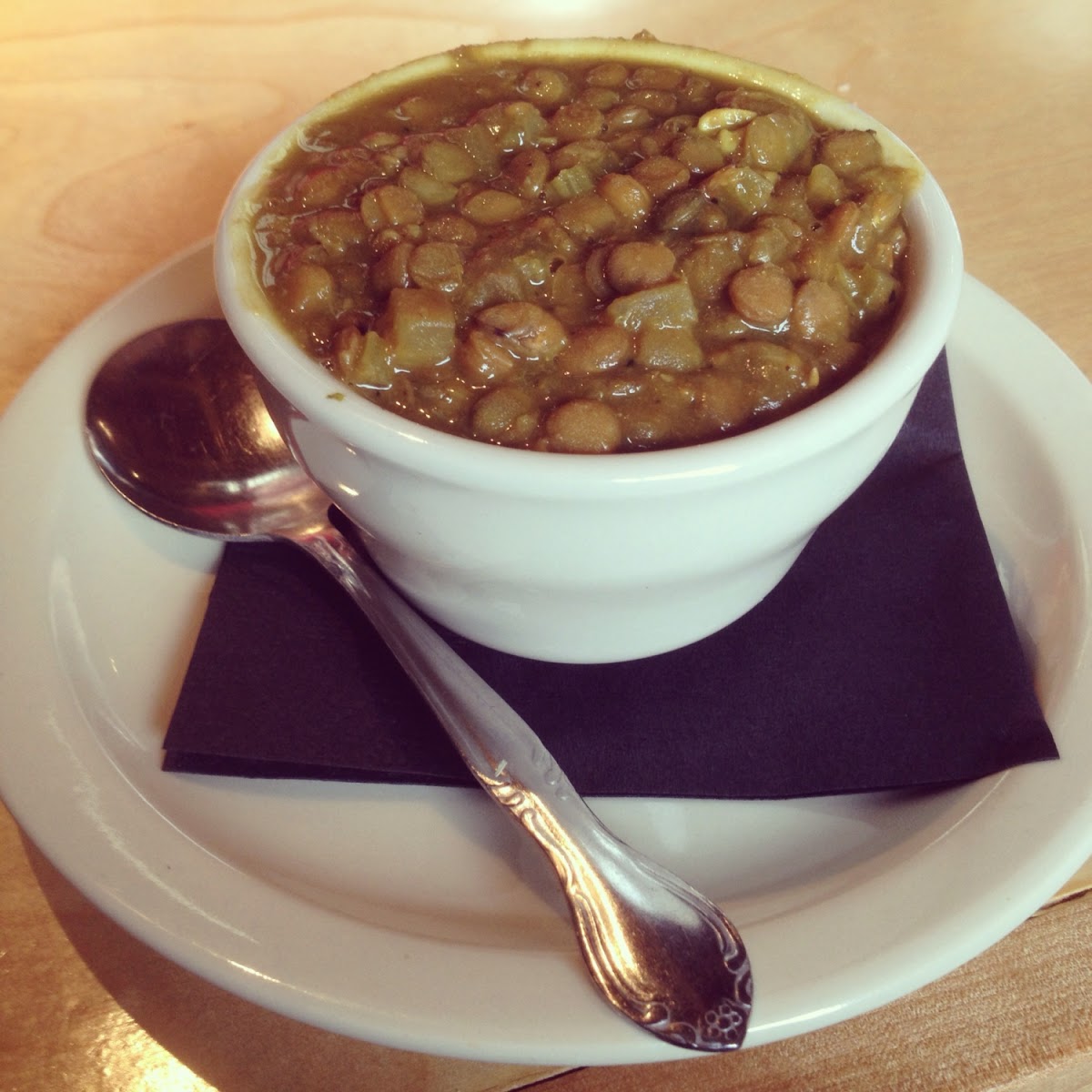 Bowl of Curried Lentil Soup