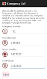 Emergency Call Widget