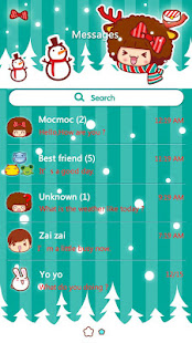 GO SMS CHRISTMAS MOCMOC THEME(圖3)-速報App