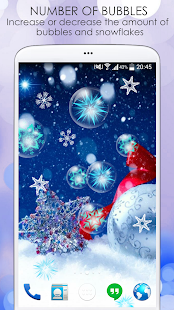 Lastest Bubbly Snowflake LiveWallpaper APK for Android