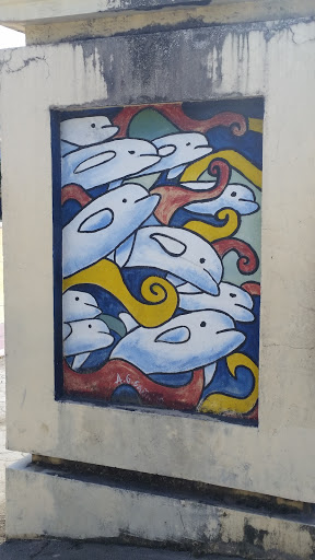 海豚壁画