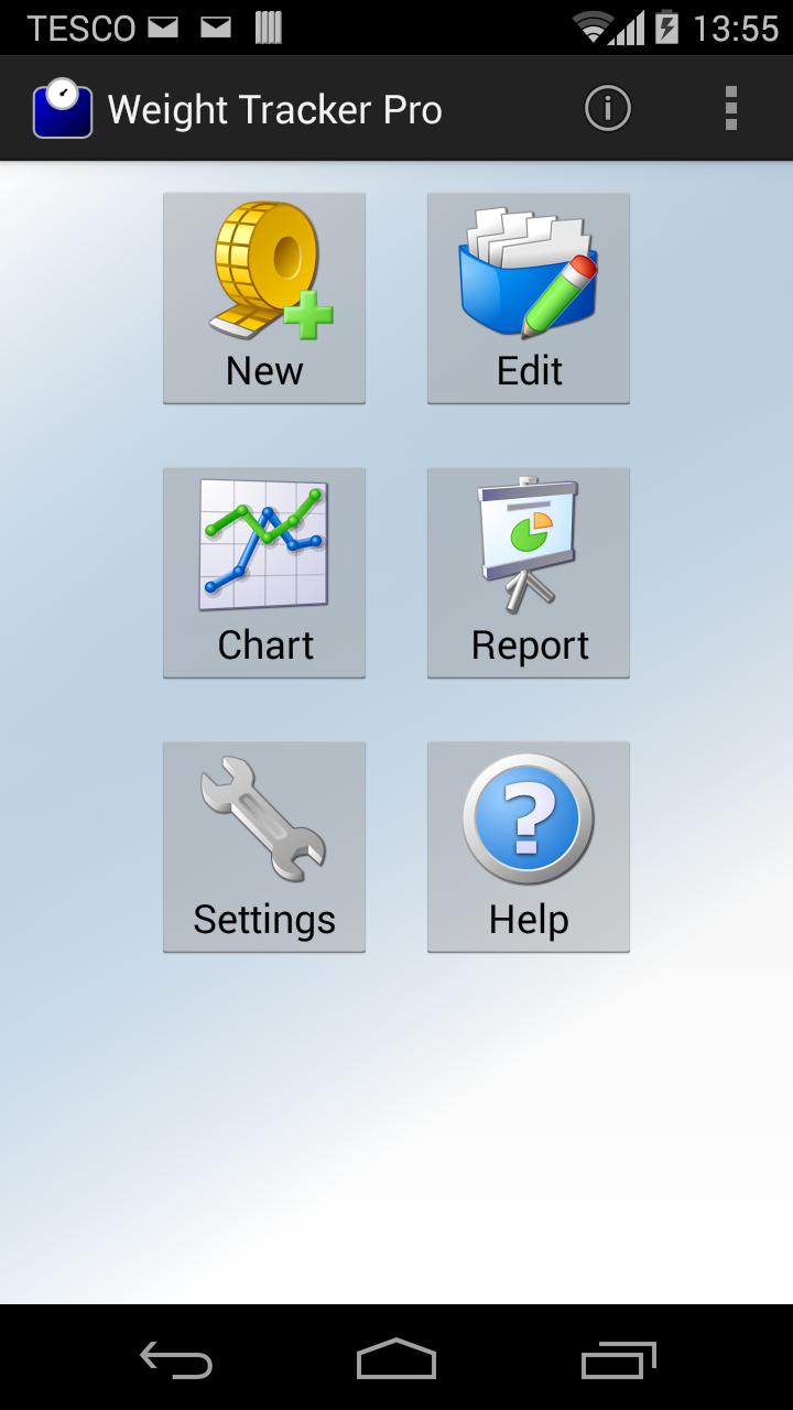 Weight Tracker Pro Screen 1