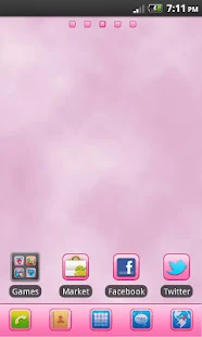 GO Launcher Theme Pro Pink