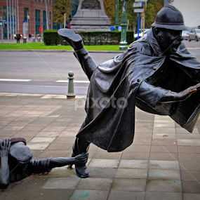 Brussels, Belgium by Andie Andros - City,  Street & Park Street Scenes