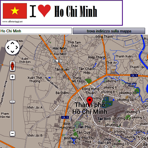 Ho Chi Minh map