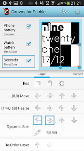 Canvas for Pebble - screenshot thumbnail