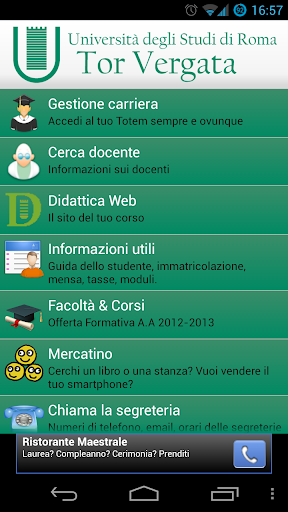 【免費教育App】Università Tor Vergata - Totem-APP點子