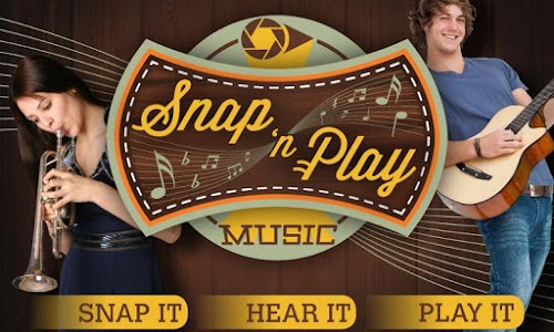 Android application SnapNPlay music screenshort
