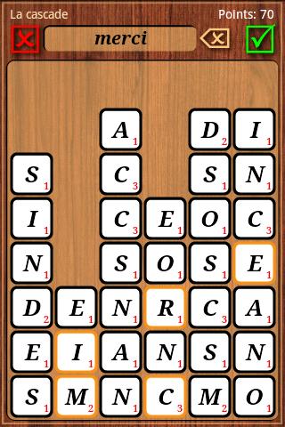 Avalanche de Mots Screen 3