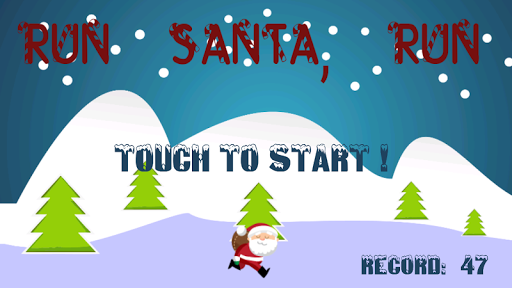 Run santa run Christmas game