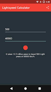 Lastest Lightspeed Calculator APK