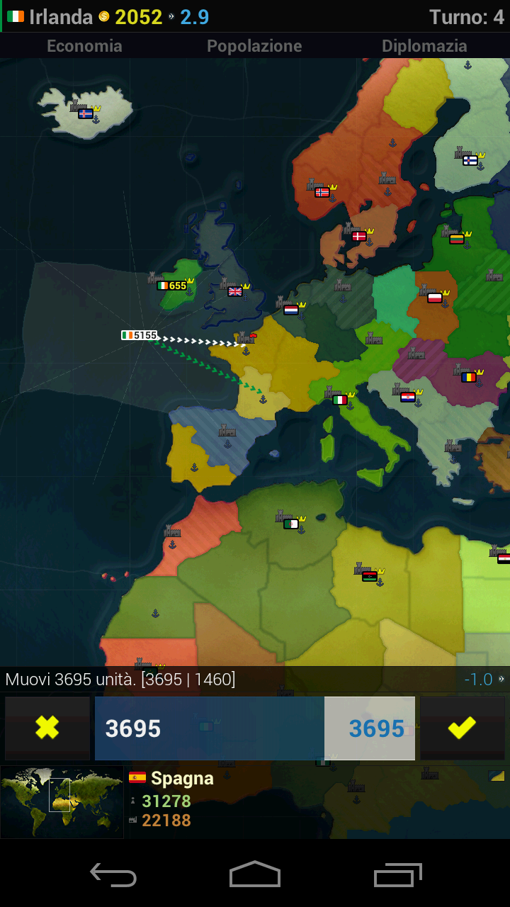 Android application Age of History Lite screenshort