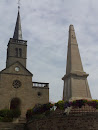 Monument Aux Morts Et Eglise D'Epinac
