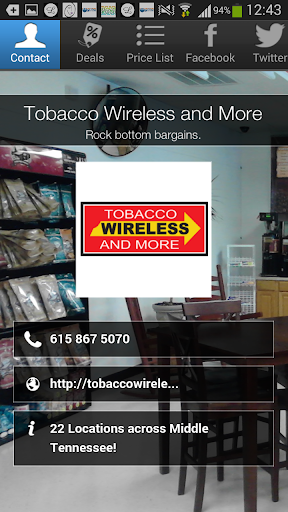 Tobacco Wireless and More