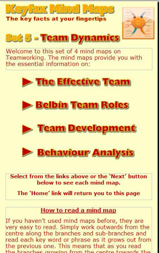 Team Dynamics - 4 Mind Maps