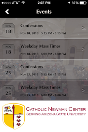 ASU Catholic Newman Center poster 2
