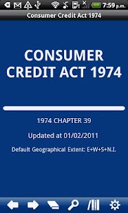 Consumer Credit Act 1974 Screenshots 0