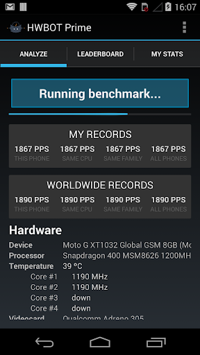 HWBOT Prime - CPU Benchmark