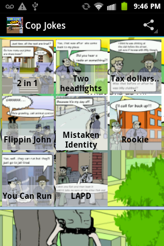 Comic Toons: Cop Jokes