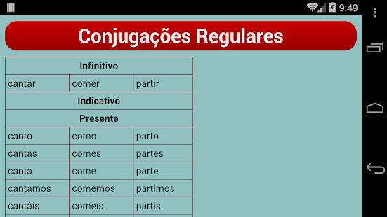 Portuguese Verb Trainer Pro(圖4)-速報App