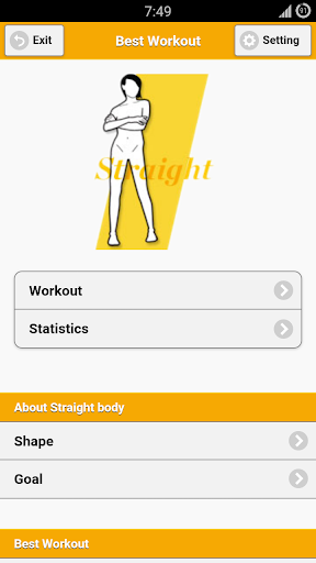 Best Workout: Straight Body