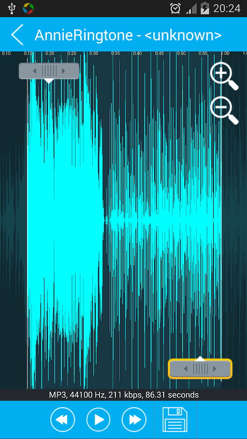 鈴聲製作MP3編輯器 - 螢幕擷取畫面