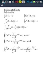 Free Calculus Quick Fomulas APK