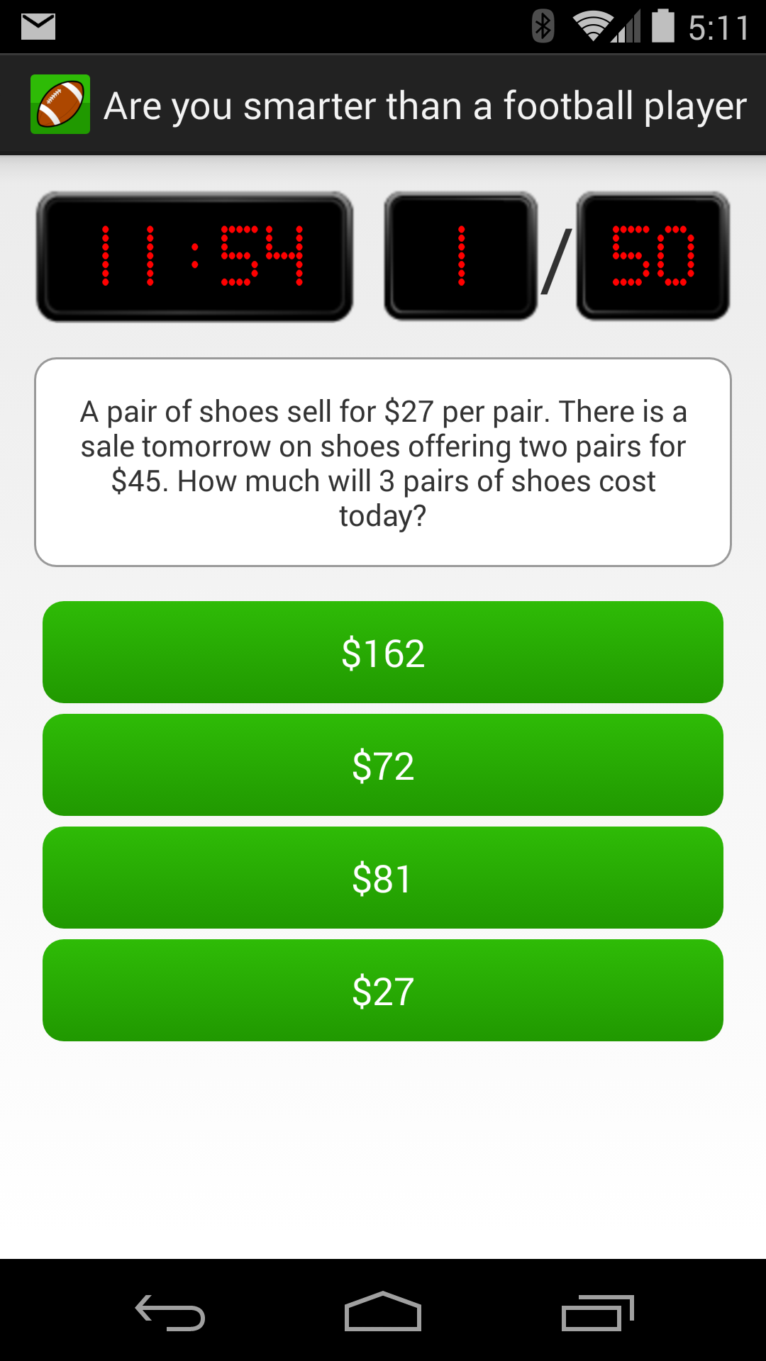 Android application Take The Football IQ Test Pro screenshort