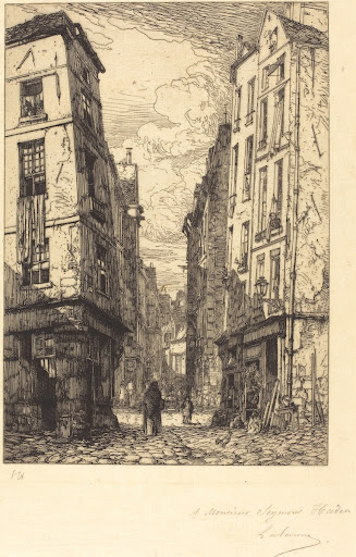 Rue des Marmousets (Quartier de la cite, vieux Paris)